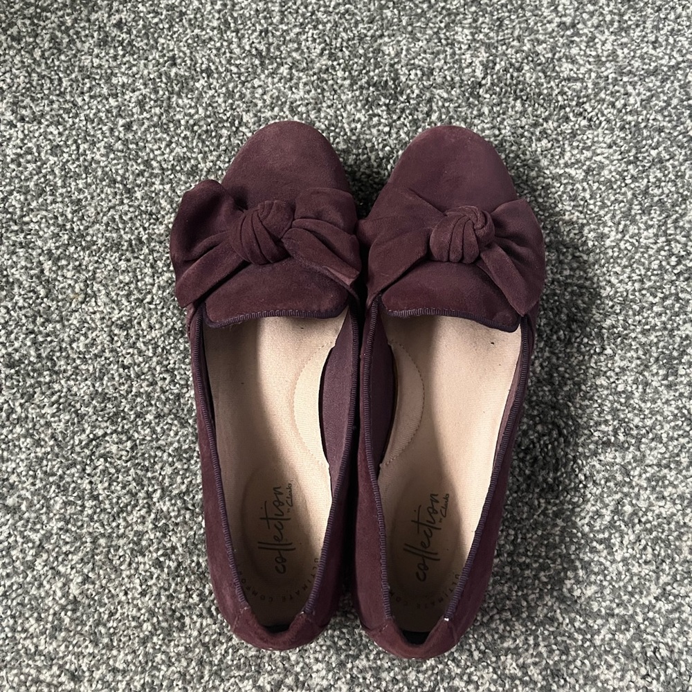 Clarks Bow Loafers